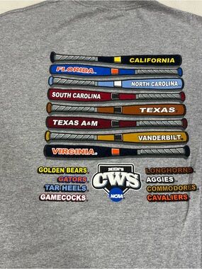 VTG 2011 College World Series Omaha T-Shirt XL NCAA CWS Baseball TD Ameritrade